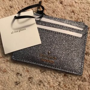 Kate Spade mini wallet // Color: Ash Glitter
